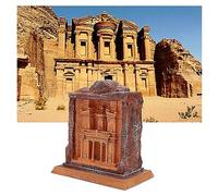 SOVORM Exquisite Resin Craftwork Of The Ancient City Of Petra In Jordan - Stunning Home Decor And Memorabilia Gift