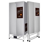 SOVORM Foldable Heated Airer Clothes Dryer Indoor, Folding Towel Warmer Drying Rack, Load 50kg, Household Clothes Dryer with Dustproof Cloth Curtain, Energy-Efficient The New