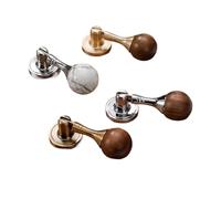 Sovrik Antique Cabinet Pulls Antique Walnut Round Ball Cabinet Handles 3Pcs Small Drawer Pulls for Wardrobe & Kitchen(Silver)