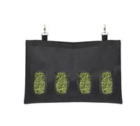 Sovrik Guinea Pig Hay Bag 3PCS Small Animal Hanging Hay Feeder Bag - Cloth Storage for Rabbits, Guinea Pigs & Pet Feeding for Small Pets Guinea Pig Hamster Hay Feeding Bag(Big Black)