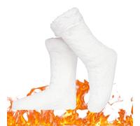 Sovtay Foozie Socks, Foozie Socks for Women, The Foozie Christmas Socks, The Foozie Socks, Cozy Soft Thick Fuzzy Non Slip (White,One size)