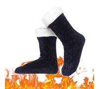 Sovtay Foozie Socks, Foozie Socks for Women, The Foozie Christmas Socks, The Foozie Socks, Cozy Soft Thick Fuzzy Non Slip (Black,One size)