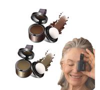 Sovtay Waverlo Magic Root Cover Up, Hairline Shadow, Instant Hair Shading, Root Touch Up Cover Up Hair Toppers (Brown+Coffee)