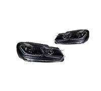 Sovxbgw Assembly Headlamp For VW For Golf 6 2009 2010 2011 2012 LED Headlight Kit With Sequential DRL & HID Bi-Xenon Hi/Lo Beam front light assembly(Silver)