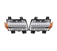 Sovxbgw Assembly Headlamp LED Turn Signal Lights Light With Side Marker Lights For Jeep For Wrangler JL Sahara Rubicon 2018-2024 front light assembly(Clear)