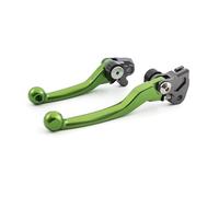 Sovxbgw Clutch Brake Lever CNC Aluminum Motocross Dirt Bike Pivot Handle Lever Brake Clutch Levers for Suzuki RMZ250 RMZ 250 2005-2006 2005 2006 Brake(3D Green)