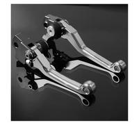 Sovxbgw Clutch Brake Lever CNC Aluminum Motocross Motorcycle Accessories Dirt Bike Pit Pivot for TW225 TW 225 2002-2017 Brake Clutch Levers Handle Brake Lever(Gray)