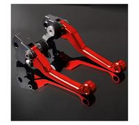 Sovxbgw Clutch Brake Lever CNC Aluminum Motocross Motorcycle Accessories Dirt Bike Pit Pivot for TW225 TW 225 2002-2017 Brake Clutch Levers Handle Brake Lever(Red)