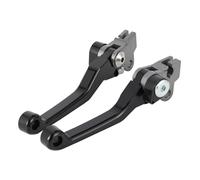 Sovxbgw Clutch Brake Lever CNC Lever Brake Clutch Motorcycles Accessories Levers Set Aluminum for PW50 PW 50 2015-2025 Moto Dirt Pit Bike Off-Road Vehicle Brake(Black)