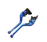 Sovxbgw Clutch Brake Lever CNC Short/Long Brake Clutch Levers Fits for MT07 for MT09 2017-2020 FZ1 for FAZER FZ6R FZ8 XJ6 FZ6 for MT-07 Brake(Long Blue)