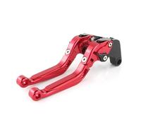 Sovxbgw Clutch Brake Lever for BMW F650 1993-2005 F650ST 1997-2001 Motorcycle Brake Levers Motor Accessories Foldable Adjustable Clutch Lever CNC Aluminum Brake(Red)