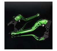 Sovxbgw Clutch Brake Lever for Ninja 650R ER6F ER-6N ER6N ER 6N 2009 2010 2011 2012 2013 2014 2015 2016 CNC Motorcycle Aluminum Brake Clutch Lever Brake(177mm Green)