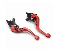 Sovxbgw Clutch Brake Lever for Royal for Enfield Guerrilla 450 Aluminum CNC Adjustable Motorcycle Brake Clutch Levers Brake(Red 147mm)