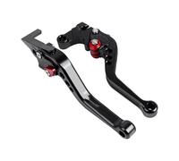 Sovxbgw Clutch Brake Lever for TDM 900 TDM900 TDM 2004-2014 Motorcycle Accessories CNC Adjustable Folding Extendable Brake Clutch Levers Brake Lever(Short BKBUBKBU)