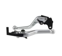 Sovxbgw Clutch Brake Lever For TZR 50 2005 Motorcycle Brake Clutch Lever 3D CNC Adjustable Motorbike Brake Lever Handle Accessories Grips Brake(Short Silver)