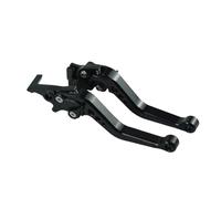 Sovxbgw Clutch Brake Lever Universal 1 Pair of Alloy Motorcycle Brake levers CNC for Motorcycle Modification Brake(Black)