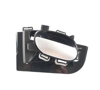 Sovxbgw Interior Door Pull Handle Trim Pair of Chrome Inside Interior Door Handle Black for Peugeot 206 207 206cc for Citroen C2 Interior Door Handle(Silver Left)