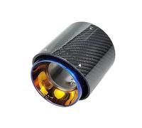 Sovxbgw Stainless Steel Exhaust Car Upgrade Accessories Carbon Fiber Exhaust Tip Fit For Mini For Cooper For JCW R55 R56 R57 R58 R59 R60 R61 F54 F55 F56 F57 F60 Tailpipe Modification(85mm)