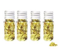 SovZovy Gold Leaf Sheets, 2 Bottled Available, Gold Foil Sheets, Gold Flakes for Art & DIY Projects, Resin, Gilding Crafting, Nails, Furniture, Home Decor