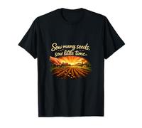 Sow Many Seeds Country Farm Pun Design T-Shirt
