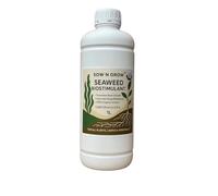 SOW N GROW Organic Liquid Seaweed Fertiliser - Natural Plant Feed for Healthy Soil & Stronger Growth | 1L Concentrate (Makes up to 300L) Real Results. Naturally (1Litre)