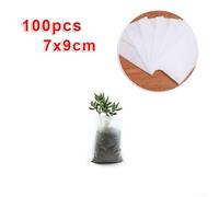 Sow with Confidence Using 100 Biodegradable Nonwoven Nursery Grow Bags (7x9cm)