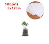 Sow with Confidence Using 100 Biodegradable Nonwoven Nursery Grow Bags (9x12cm)