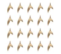 sowaka 40 Pcs Mermaid Tail Charms for DIY Jewelry Making 2.9 x 1.5 cm Metal Vintage Pendants for Women Necklace Bracelets Keychain Earring Mother’s Day Decoration Supplies, One Size, Metal, No