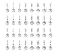sowaka 60 Pcs Small Colander Charms Metal Silver 2 x 0.8 cm Small Dining Tools Pendants for Earring Necklace Bracelets Jewelry Making Finding Supplies Thanksgiving Decoration (Antique Silver)