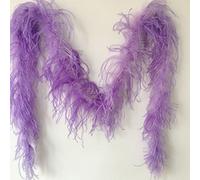 Sowder 72inch Length 1ply Ostrich Feather Boa for Wedding/party Decoration, Feather Scraf(light purple)