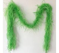 Sowder 72inch Length 1ply Ostrich Feather Boa for Wedding/party Decoration, Feather Scraf(lime green)