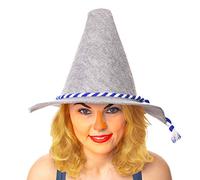 SoWest Classic Deluxe Witch Pointed Halloween Hat for Adults - Black Wizard Fancy Dress Accessory for Men Women | Wide Brim Hats for Cosplay, Festivals & Book Character Parties Staff