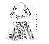 sowest Fancy Dress Dalmatian Tutu Set White