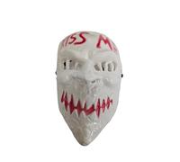 SoWest Halloween Election Horror Kiss Me Mask - White Blood-Stained Cosplay Masks for Halloween Party, Costume Props | Killer Elections Years Themed Party Accessory