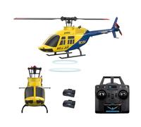 SOWOFA Helicopter Model A60 Remote-Controlled Multi-Purpose Helicopter, 6-axis Gyroscope, high Suspension Pressure Gauge, high Flow Optical Positioning (Dual Battery Remote Control)