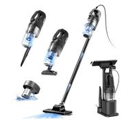 SOWTECH Corded Vacuum Cleaner, Super Power Suction Stick Vacuum Cleaners for Home, 6-in-1 Lightweight Hard Floor Vacuum Removable Handheld Vac, Portable Vacuum for Pet Hair
