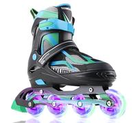 Sowume Adjustable Inline Skates for Girls and Boys, Lighted All Wheel Skates, Roller Skates for Women, for Boys and Adults, Men, Women
