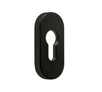 SOX 316 Oval Euro Escutcheon - Black