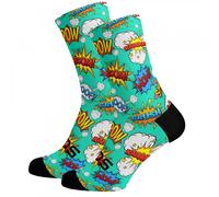 Sox Comic Bright & Fun Premium Crew Socks (Small UK 12-3) Size: Sm