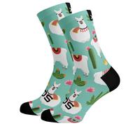 Sox Footwear Llama Animals Premium Crew Socks - Llama / Large / UK 8-12