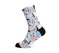 Sox Footwear Penguin Crew Socks, Multi-colour, 42-47