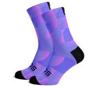 Sox Footwear Solid Purple Crew Socks