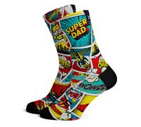 Sox Footwear Super Dad 6.0 Premium Crew Socks - Super Dad / Medium / UK 4-7