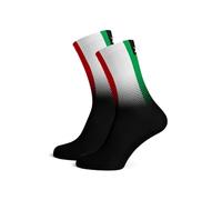 Sox Premium Crew Socks - Flag ITALY BLACK LARGE (EU 42-47)