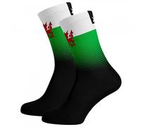 Sox Wales Flag Black Premium Crew Socks (Medium UK 4-7) Size: Medium U