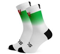 Sox Wales Flag White Premium Crew Socks (Large UK 8-12) Size: Large UK
