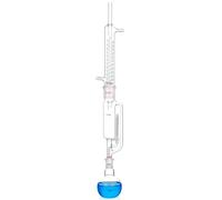 Soxhlet Type Extraction Apparatus Laboratory Glassware Kit Borosilicate Glass Soxhlet Extractor with Condenser and Flat Bottom Flask for Laboratory-Scale Reflux, Plant Botanical Extraction (1000ml)
