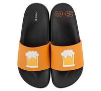 soxo Beer Sliders Mens Flip Flops Men Slides Man's Flip Flop Man Flipflops 9.5-10.5 Beer