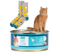 soxo Cat Gifts - Socks For Men & Women - Funny Presents 2.5-10.5 | Thank You, Best Friend, Cotton Fabric, Birthday Surprise, Crew Length, Size Range, Boys Fashion