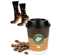soxo Coffee Men Socks Funny Ladies Gift Ideas Long Womens Sock Men's Funky Gifts 2.5-6.5 Coffee 1 Pair